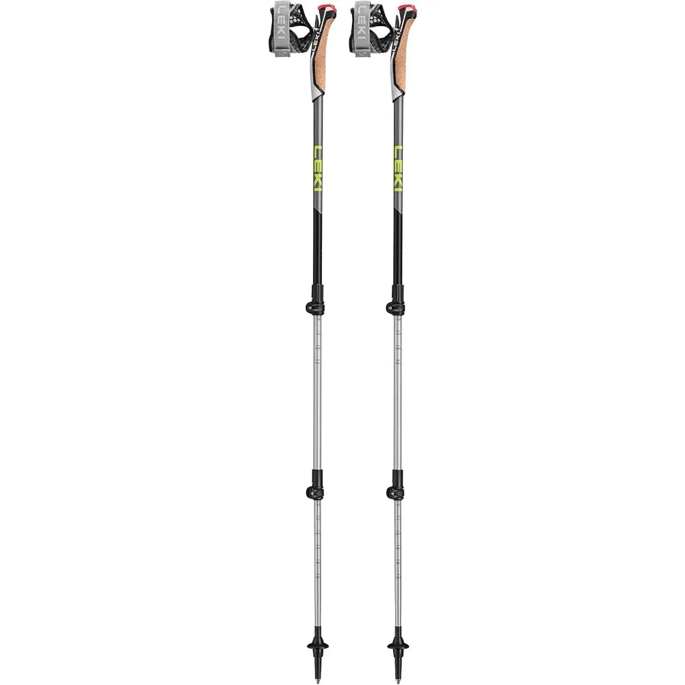 LEKI Traveller Alu Aluminum Adjustable Lightweight Trekking Poles for Hiking & Nordic Walking