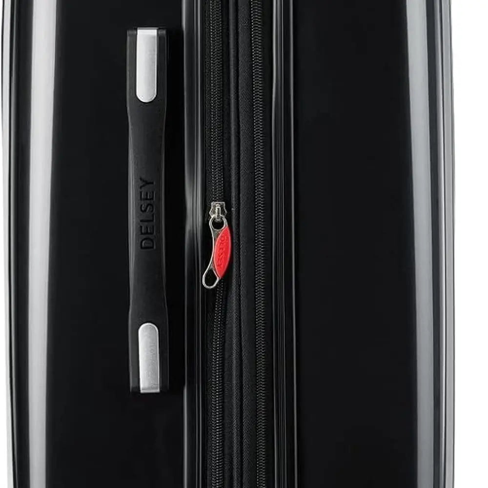 Expandable Hardside Spinner Luggage, Black, Medium 24 Inch