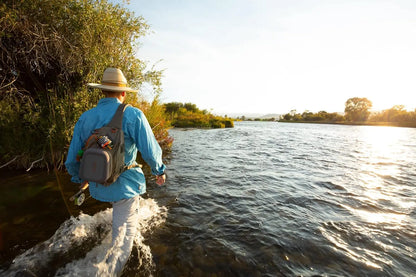 Summit 2.0 Fly Fishing Sling Pack – Granite | Fishing Sling Bag