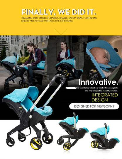 3 in 1 Baby Stroller,Multifunctional Baby Stroller,Convertible Baby Stroller,3 in 1 Stroller Wagon,Foldable 3 in 1 Baby Stroller