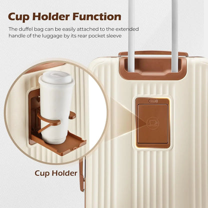 3-Piece Luggage Set PC+ABS Hardshell TSA Lock Spinner Wheels Lightweight Green Suitcase with YKK Zippers (20/24/28/DB/TB)