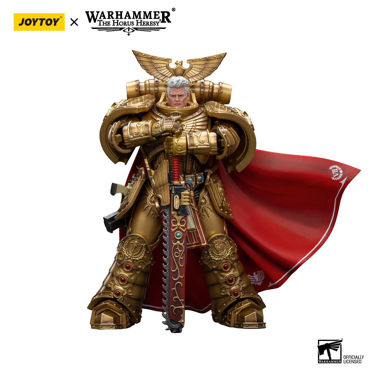 [IN STOCK]JOYTOY Warhammer 30K 1/18 Action Figure Imperial Fists  Rogal Dorn Anime Military Model