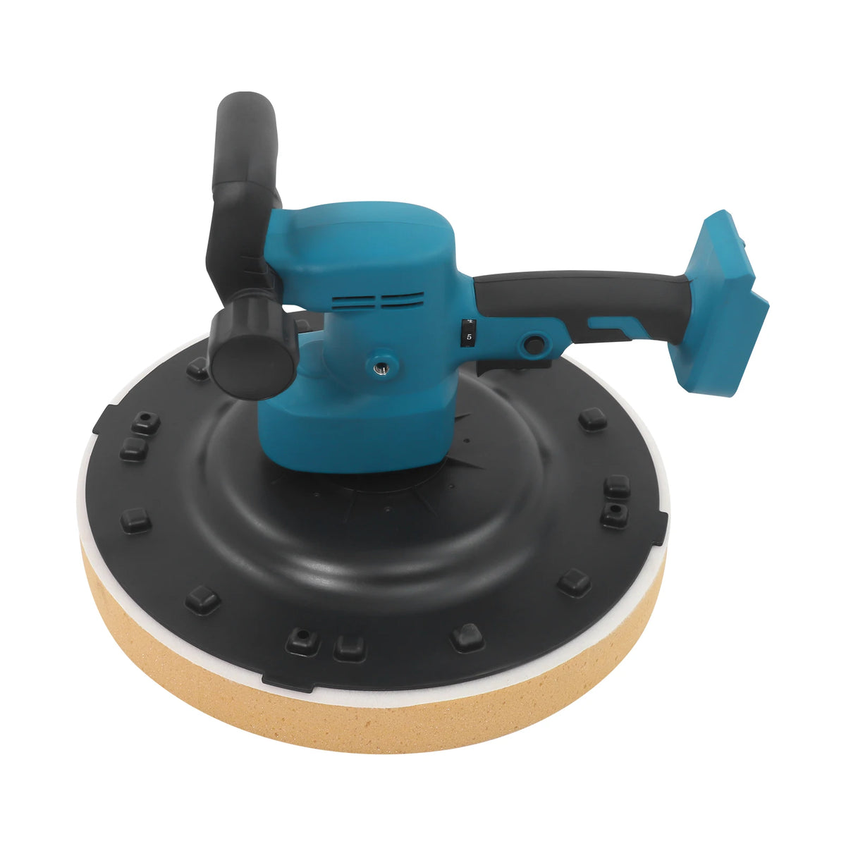 1000W Electric Trowel 6 Gears Wall Smoothing Machine Dual Handles Wall Smoothing Machine with Mixing Head for Renovating