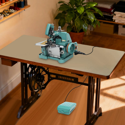 Overedging Sewing Machine 110v 50hz Overlock Machine, 150w 9000rpm Overlock Machine for Tailor Shops Stores Shopping Malls Homes Overlocking on Fabrics Such as Cotton Wool Synthetic Fibers Sewing Garments