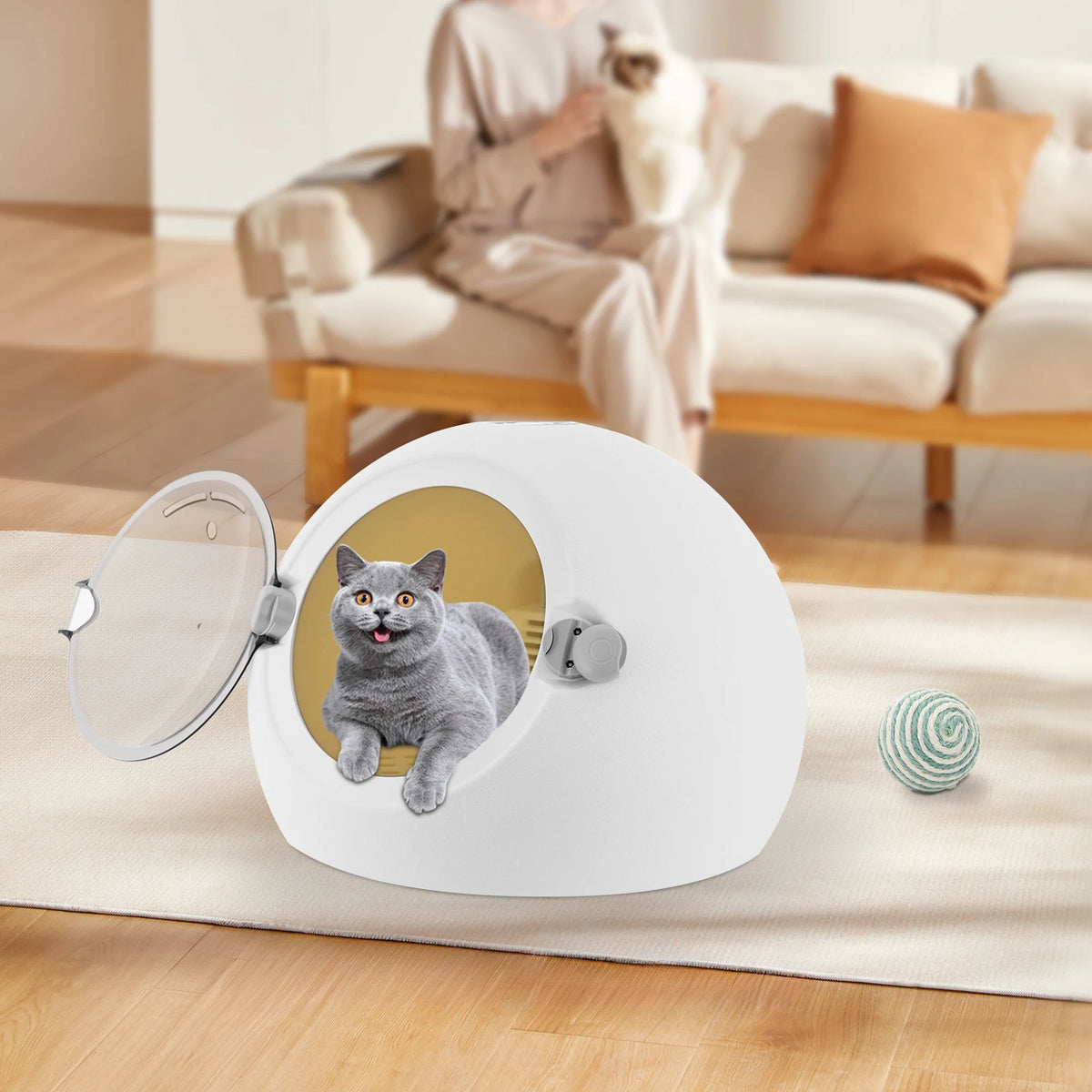 600W Pet Dryer Machine Portable Cat Dryer Box Puppy Drying Machine