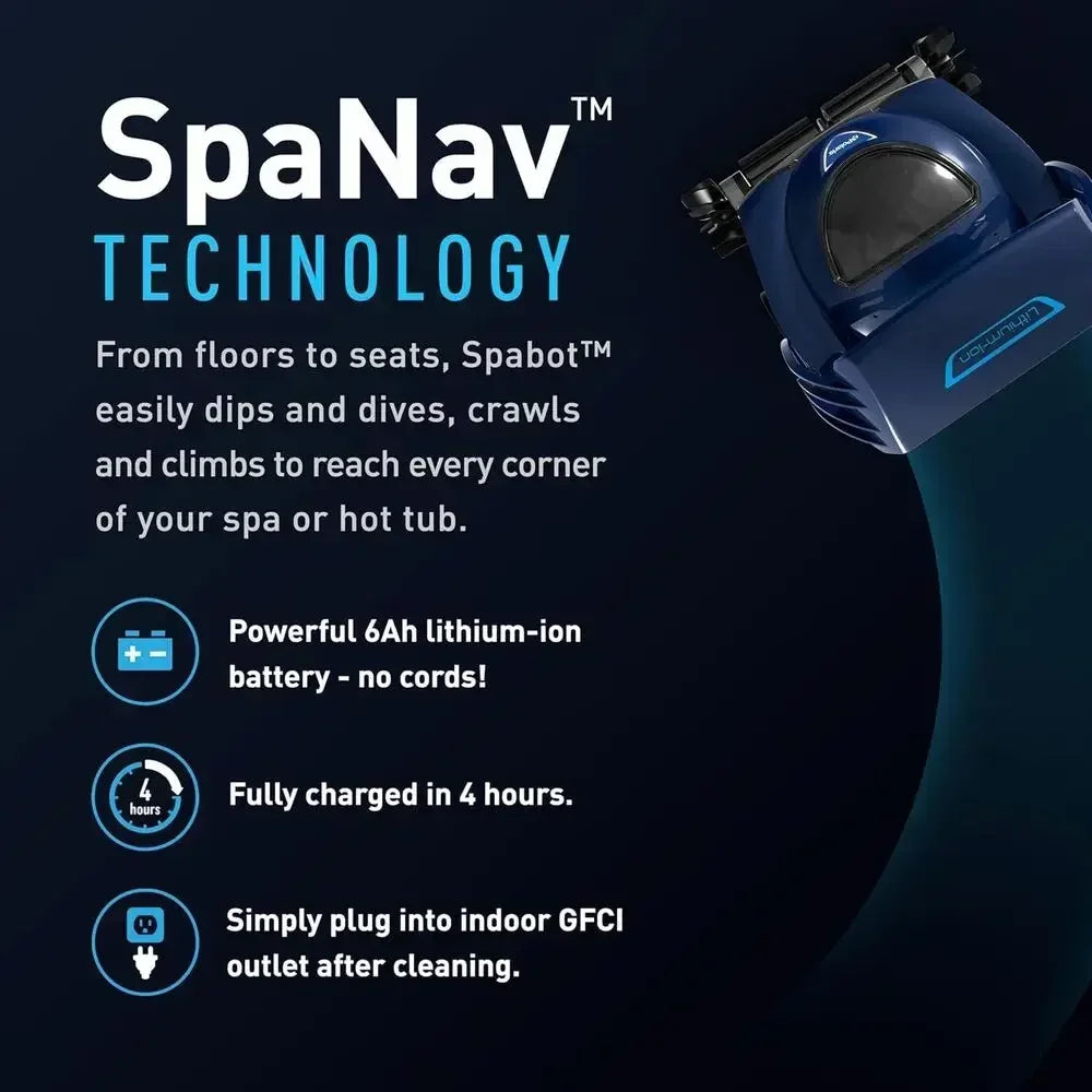 Spabot Hands-ree Automatic Spa Cleaner, Designed or In-Ground Spas & Above-Ground Hot Tubs