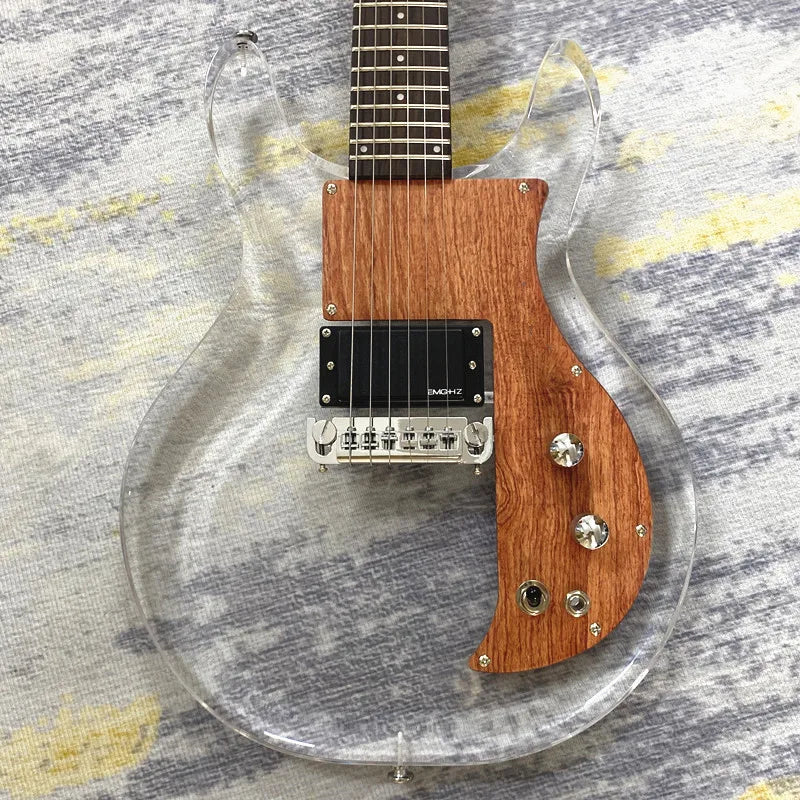 Vicers 6strings EMG electric guitar, maple neck, acrylic body, performance guitar suitable for beginners and professionals