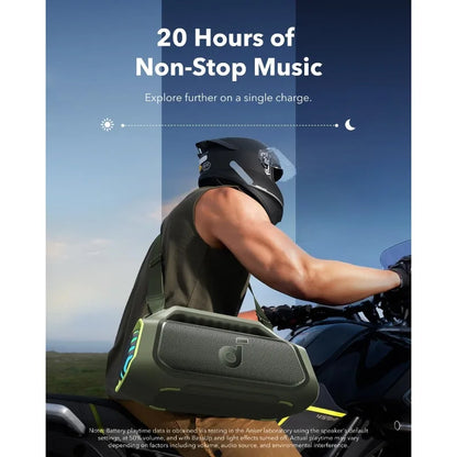 Boom 2 Plus By Anker, Outdoor Speaker, 140W, 2+2 Channel, BassUp 2.0, 20H Playtime, Fast Charge, IPX7 Waterproof, RGB