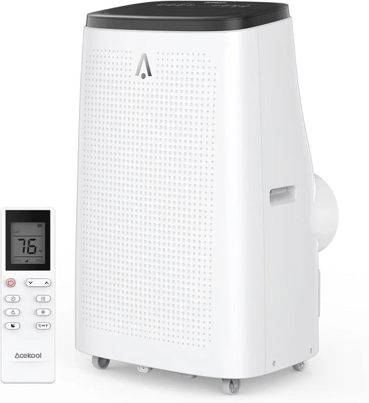 14000 BTU Portable Air Conditioner, 4-In-1 Energy Efficient Room Air Conditioner w/Remote/Fan/Dehumidifier, Cools Up to 750 Sq.