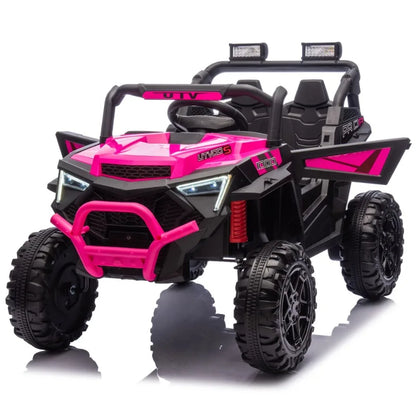 Kids Electric Ride On Car 4WD Off Road Toy Vehicle with Remote Control for Children Pink