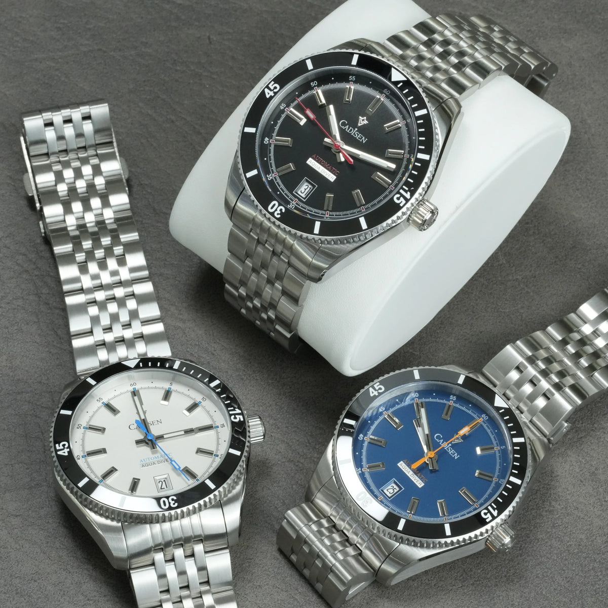CADISEN New Men's Watches Mechanical Automatic Watch Men Japan MIYOTA 8215 Ceramic Bezel 10Bar Waterproof Wristwatch For Men