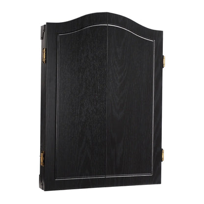 Modern Black Dartboard Cabinet Set Dart Board Electronic Scoreboard Dart Machine Cabinet