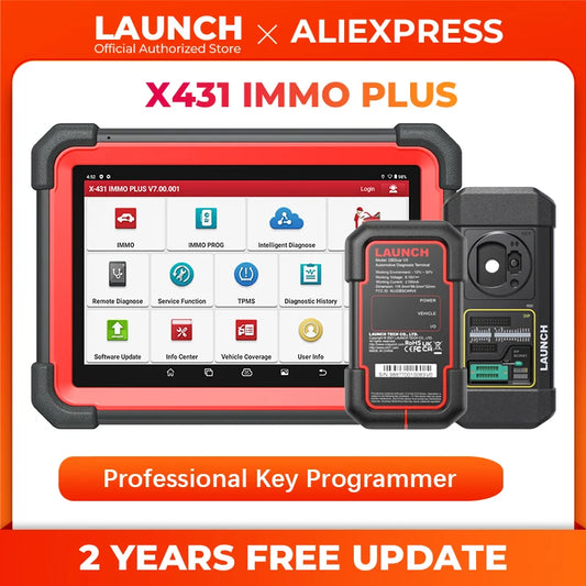 LAUNCH X431 IMMO Plus Car Key Programmer Programming Tool Automotive Diagnostc Scanner Autoscanner Auto Diagnost Immobilizer