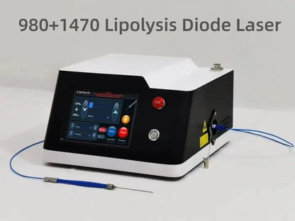980nm Diode Laser Machine 6 in 1 Used For Vessel Removal Couperose Spider Veins Fungal Nails Local Fat Dissolution Physiotherapy