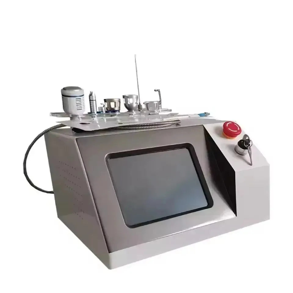 980nm Diode Laser Machine 6 in 1 Used For Vessel Removal Couperose Spider Veins Fungal Nails Local Fat Dissolution Physiotherapy
