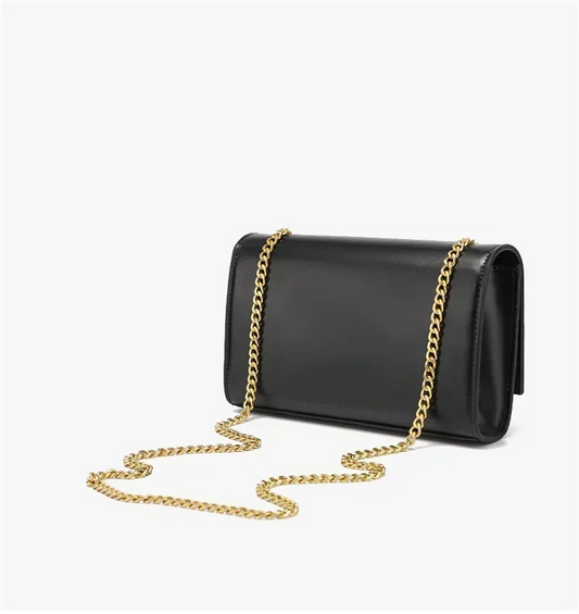 Designer 2024 new fashionable single shoulder diagonal chain bag trendy tassel commuting small square bag BY6