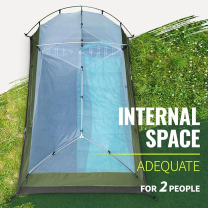 Tent for 2 Person is Waterproof and Windproof ,Lightweight Aluminum Pole Backpacking Tent Can be Set Up Quickly,Great for Hiking