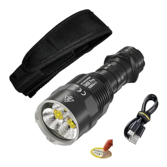 TM9K Pro 9900 Lumen High Lumen Tactical Flashlight FastCharging USBC for Search and Rescue Including S Sticker