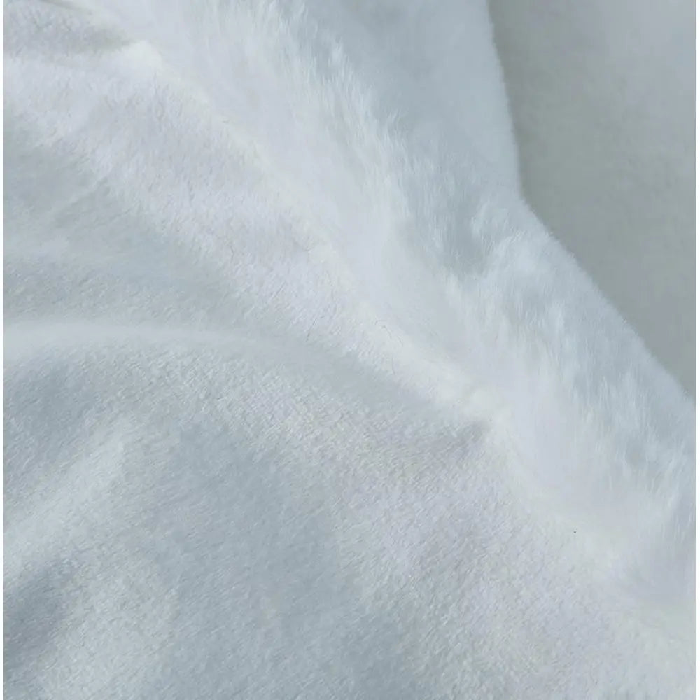 Luxury Chinchilla Faux Fur Throw Blanket (50" x 60")