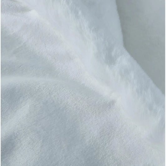 Luxury Chinchilla Faux Fur Throw Blanket (50" x 60")