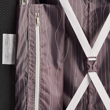 American Tourister Moonlight Expandable Hardside Luggage with Spinner Wheels, Ascending Gardens Rose Gold, Medium Size 24-Inch