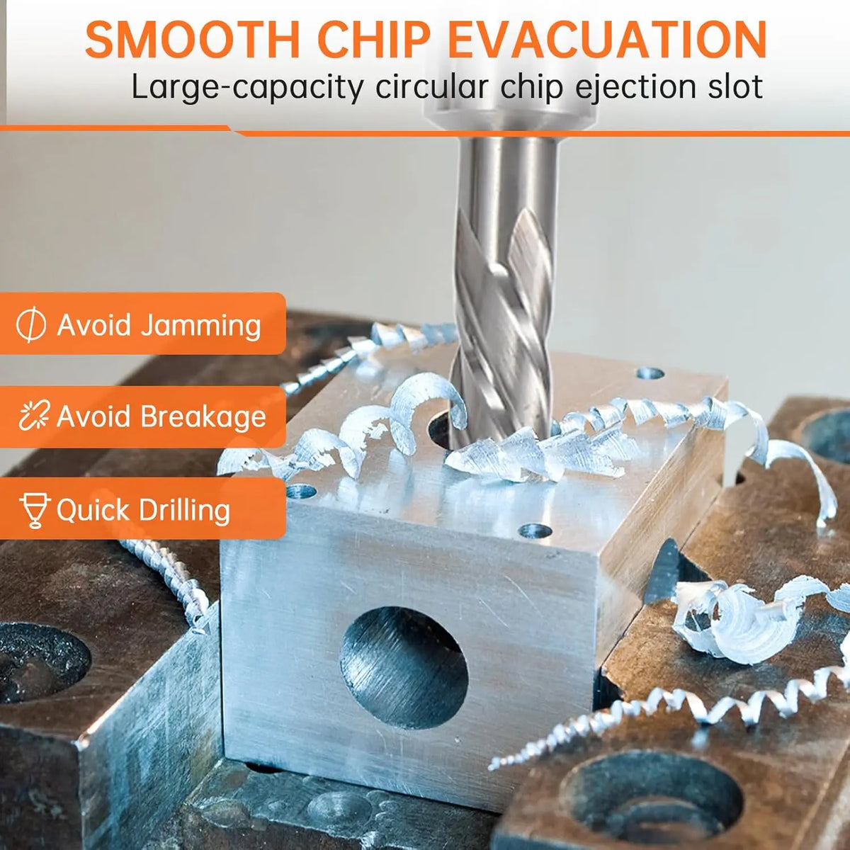 13-Piece Annular Cutter Set – 1" Cutting Depth, 7/16" to 1-1/16" Cutting Diameter, with Pilot Pin & Portable Case, Universal Shank for Magnetic Drill Press