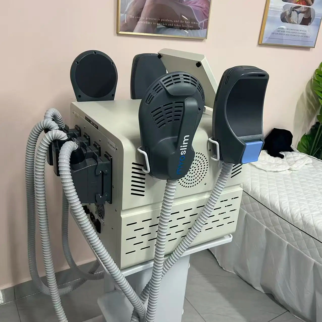 New 6500W Myoslim Professional Body Sculpting Device Electromagnetic Stimulation Fat Burning Muscle Building