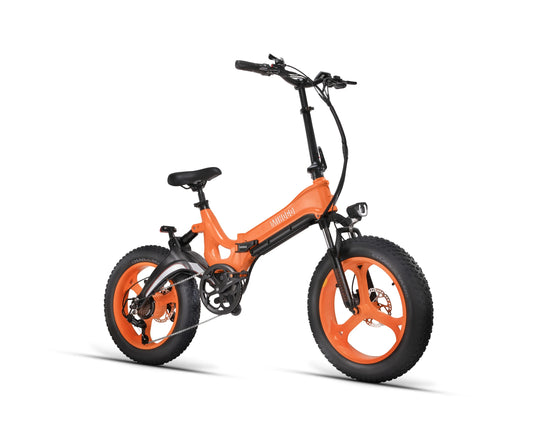 MIHOGO NX  Adult Electric Bicycle, 750W city ebike, 48V 12.8AH E-bike, 20-Fat Tire Foldable Electric Bike