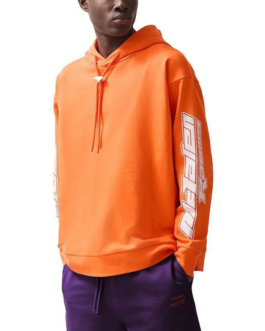REISS | McLaren Oversized Fit Racing Printed Hoodie