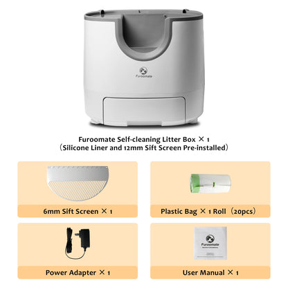 Self-Cleaning Cat Litter Box Open-Top Design with Advanced Safety Sensors Extra Large Capacity for Multi-Cat Homes Automatic Cle
