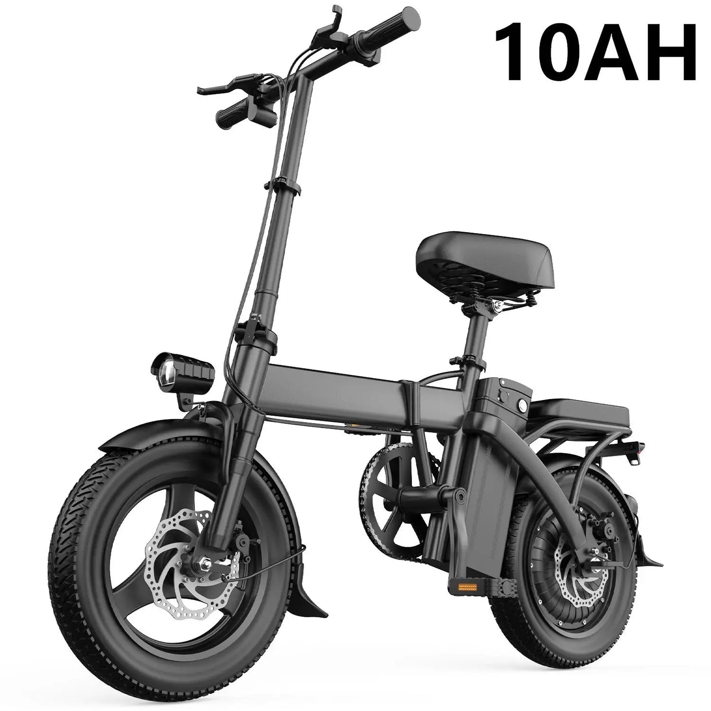 Electric Motorcycles Bike For Adults, 48V 20AH/15AH/10Ah Ebikes 500W Brushless Motor 14'' Tires Folding Electric Bicycles