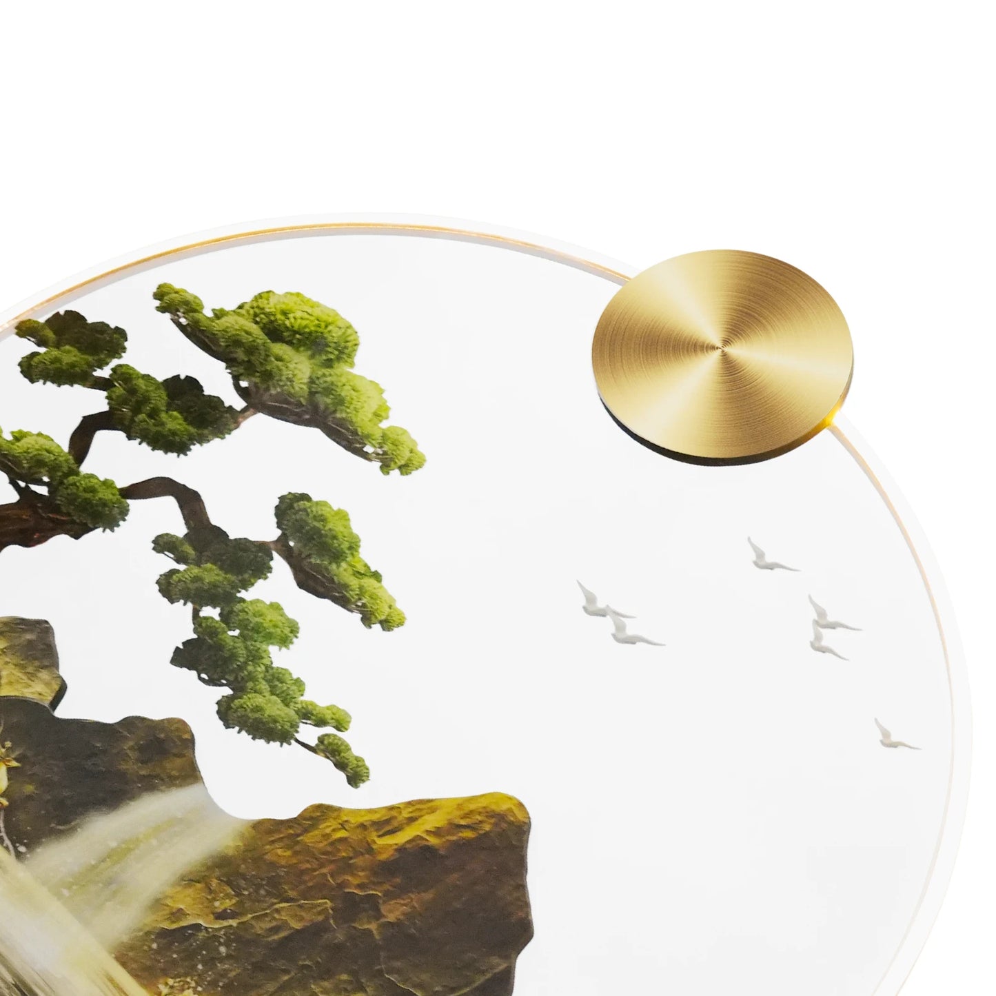 Wall Hanging Sculpture 3D Wall Painting with Light LED Light Decor Wall Art for Living Rooms Offices Kitchens Bedrooms Bathrooms