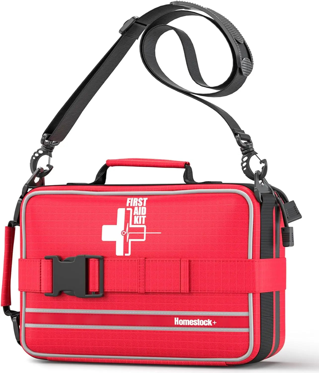 324-Piece Comprehensive First Aid Kit with Labelled Compartments for Car, Home, Office, Camping & Travel