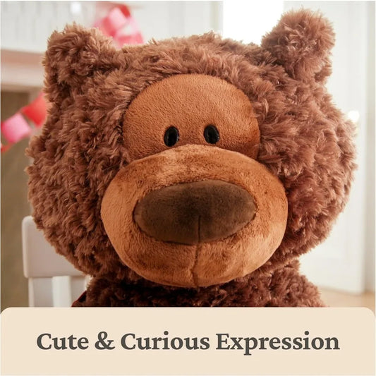 GUND Jumbo Philbin Teddy Bear Large Teddy Bear Stuffed Animal for Ages 1 and Up Plush Toy Chocolate Brown 29