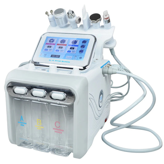 Nourishbel 6in1 Hydro Microdermabrasion Aqua Peeling H2O2 Facial Machine Hydra Water  Dermabrasion Peel Oxygen Jet Beauty