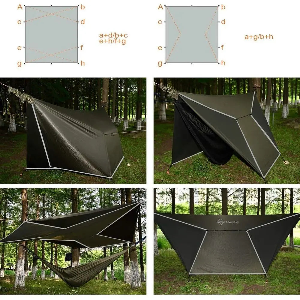 Winter Insulated Hammock Quilt for Outdoor Camping Adventures