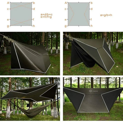 Winter Insulated Hammock Quilt for Outdoor Camping Adventures