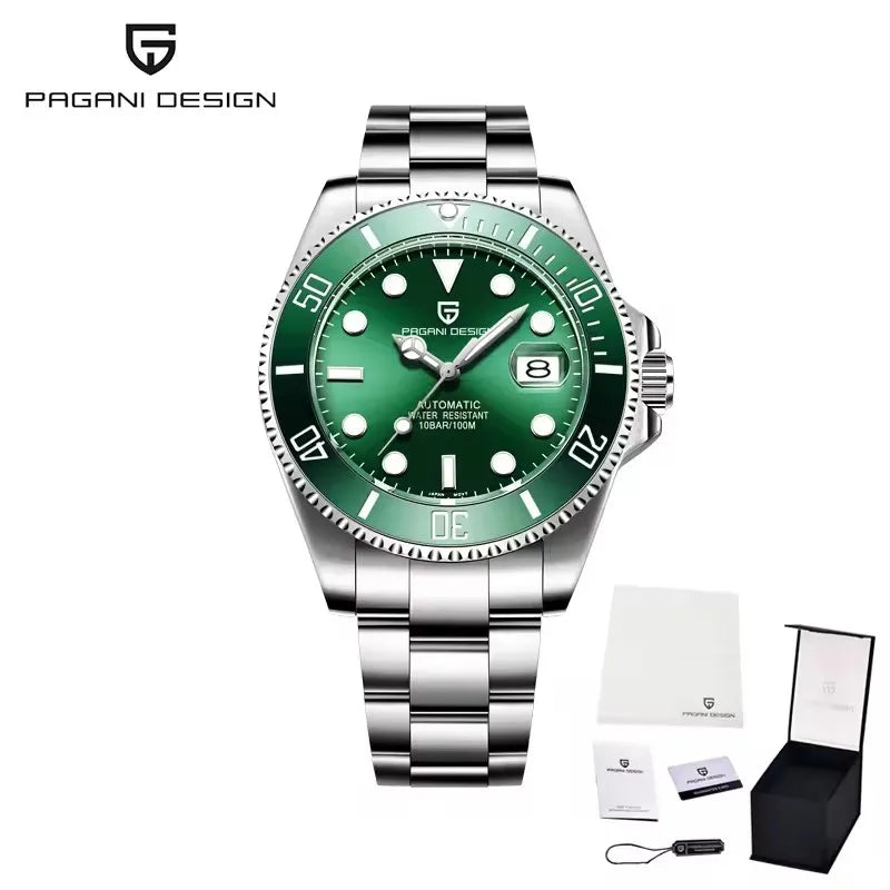 2026 PAGANI DESIGN New 43MM Men Mechanical Wristwatches Luxury Ceramic Bezel Automatic Diving Watch Sapphire Glass Watch for Men