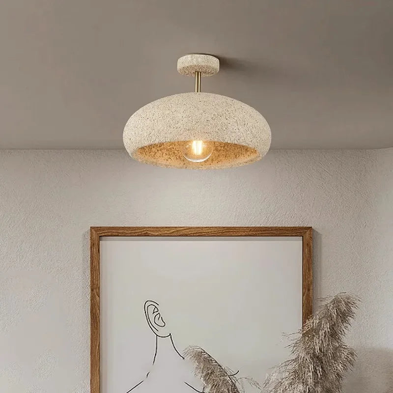 LED Ceiling Pendant Light for Dining Bedroom Wabi Sabi Chandeliers Kitchen Living  Room Cloakroom E27 Home Decoration Lamp