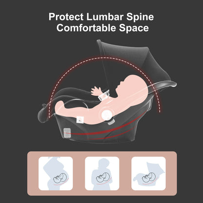 Baby stroller 3 in 1 light carts Newborn Infant baby pram baby strollers with four wheels stroller for luxury baby folding car