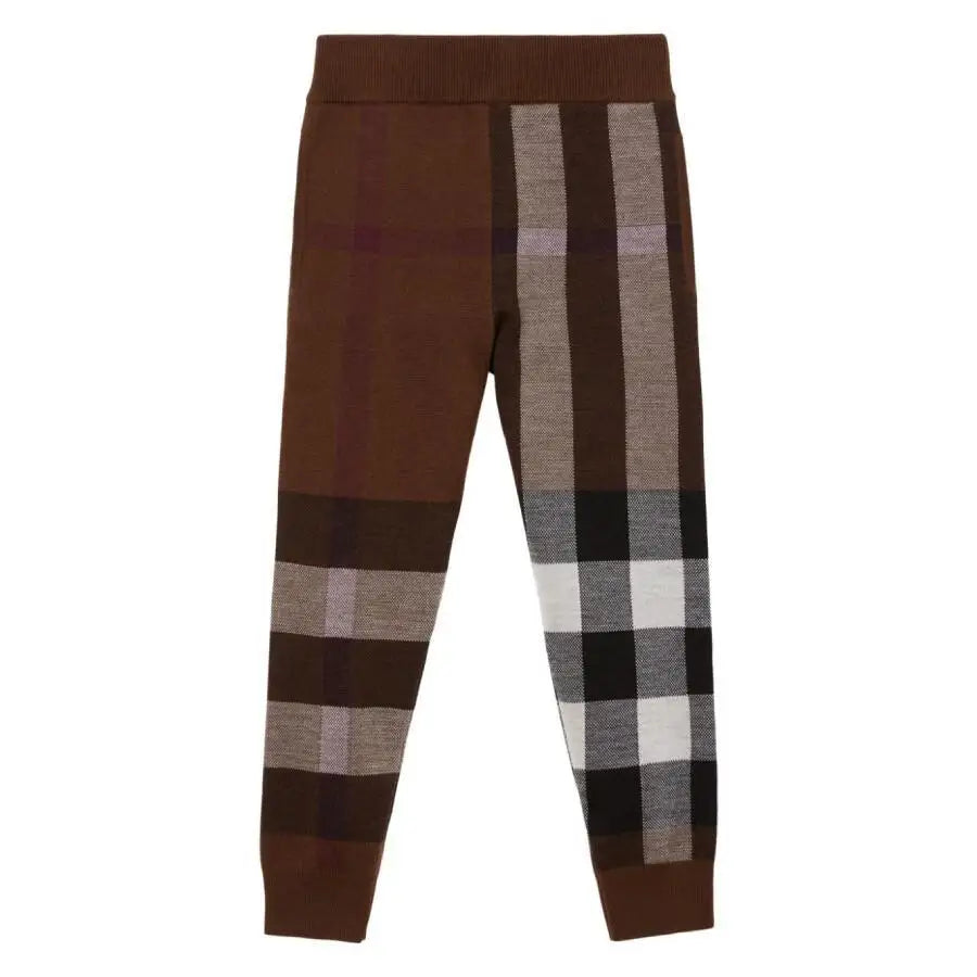 Burberry | Kids Check-Pattern Wool Trousers