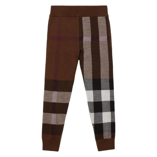 Burberry | Kids Check-Pattern Wool Trousers
