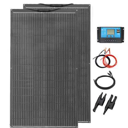 24.75v Flexible Solar Panel China 200W 400W Monocrystalline Waterproof Solar Panels Charging 12V 24V Camping/Home/RV Balcony CE