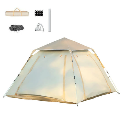 Easy Pop Up Camping Tents Waterproof Two Doors Instant Tent Automatic Quick Opening Backpacking Tent for Family Camping Tent