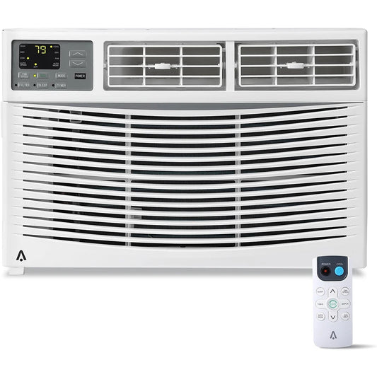 8,000 BTU Window Air Conditioner,AC Window Unit Cool up to 350 Sq. Ft w/Wifi Controls & 4 IN 1 Cooling, Dry, Fan,and Auto Mode