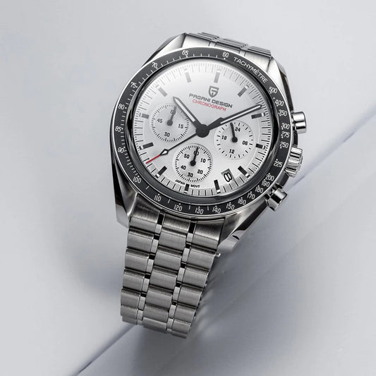 PAGANI DESIGN V5 PD1701 Moon Watches Luxury Quartz Watch For Men Sport Speed Chronograph AR Sapphire glass 100M Waterproof 2025