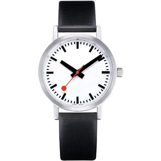 Mondaine Men's A660.30360.16OM SBB Ang Display Swiss Quartz Black Watch