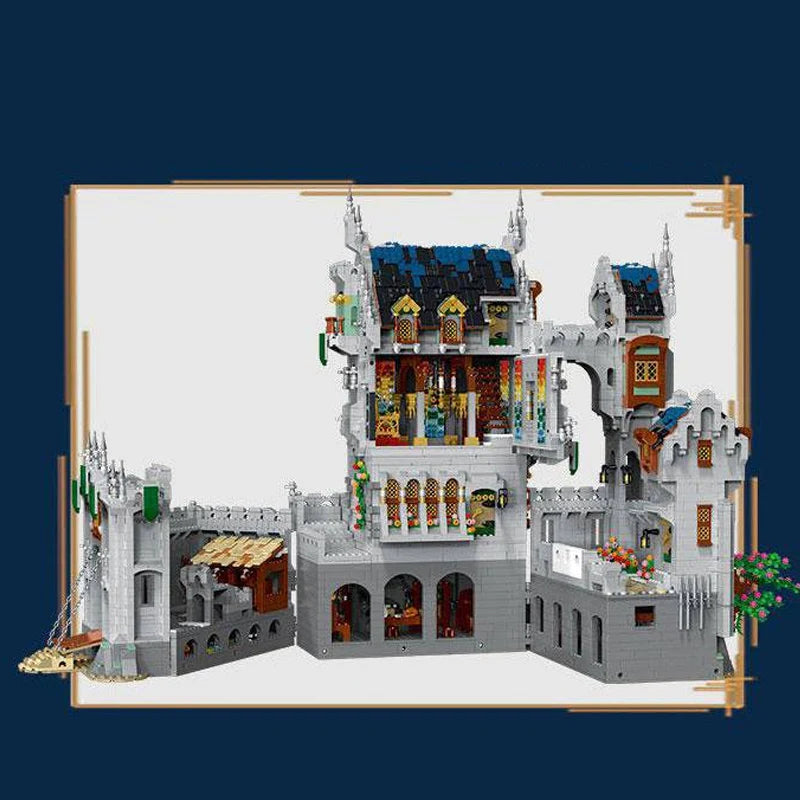 8603PCS Medieval Castle House Modular Buildings Blocks European Style City Street View Apartment Architecture Brick Model Kit Boys Toy Adult Kid Gift