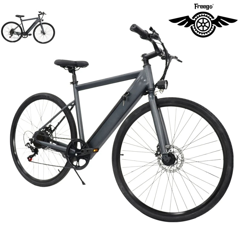 Freego E-Bike for adults Electric Bike 36V Battery E-Mountain Bike 7 speed LCD Display Electric Bicycle UL 2849 2 Year Warranty