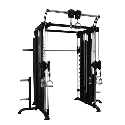 Wholesale Comprehensive Strength Training Squat Rack Gym Equipment Multifunctional Smith Machine in Steel Custom Logo